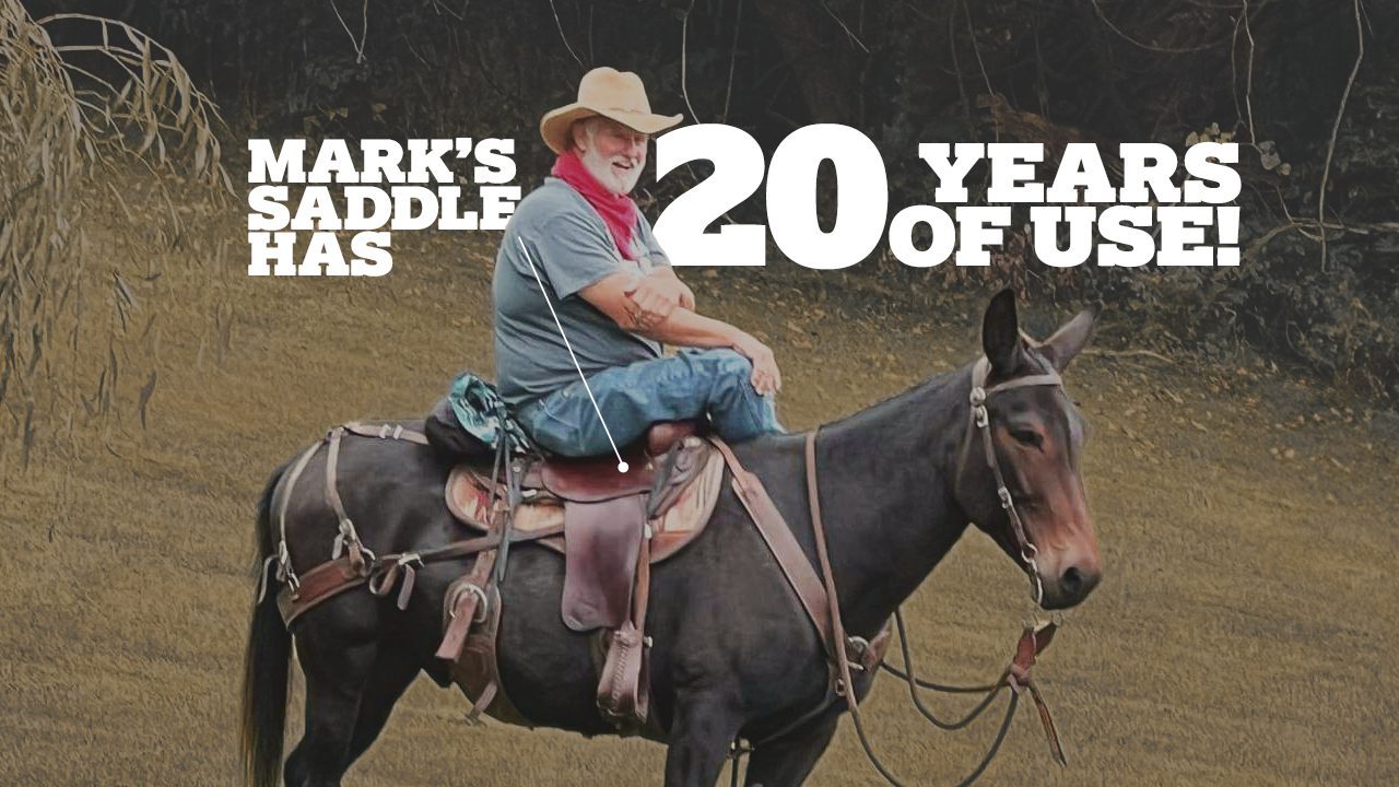 Mark's Saddle Has 20 Years of Use!